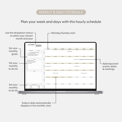 Social Media Content Calendar Plan, Social Media Monthly Content Planner, Google Sheet Spreadsheets, Monthly Batch Content Creation Template